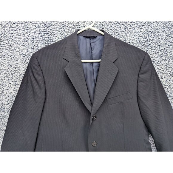 NWT VTG Brooks Brothers Blazer Mens 40R 100% Wool 3 Button USA Made Pinstripe - Picture 3 of 13